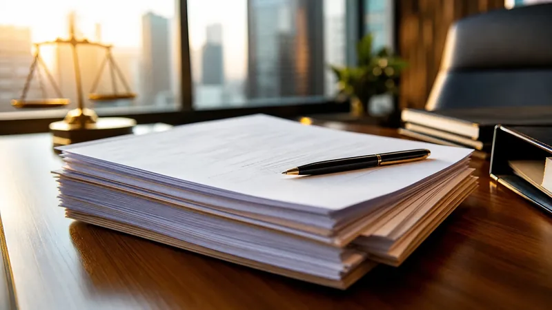 Business formation paperwork on a desk, Minnesota DBA
